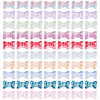 100Pcs 10 Colors Baking Paint Transparent Glass Beads DGLA-TA0001-42-2