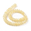Transparent Glass Beads Strands LAMP-H061-01C-06-3