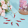 10Pcs Brass Enamel Pendants KK-SC0006-88-6