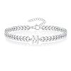 Letter 304 Stainless Steel Link Bracelets FS-WG7830E-37-1