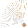 400Pcs 2 Colors 304 Stainless Steel Flat Head Pins STAS-UN0055-19-1
