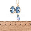 Magnetic Brass Enamel Egg with Girls Locket Pendant Necklaces for Women LS-KK-CBAF5B9-02G-01-3