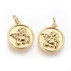 Brass Charms LS-KK-G364-08G-2