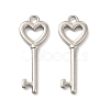 Non-Tarnish 304 Stainless Steel Pendants STAS-F284-17P-2