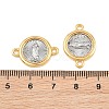 Brass Connector Charms KK-CBA56CE-04GP-3