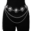 Alloy Sun Link 3 Layer Waist Chains for Women WGF4895-02-1