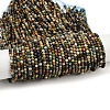Natural HuBei Turquoise Beads Strands G-L628-B02-4mm-02-2