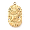304 Stainless Steel Pendants STAS-F349-03G-06-1