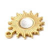 Real 18K Gold Plated 304 Stainless Steel Pendants STAS-A084-21G-04-3