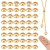 50Pcs Brass Beads KK-UN0005-64-1