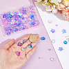 Transparent Spray Painted Glass & Acrylic Beads Findings Kits FIND-HY0004-64B-4