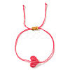 Adjustable Braided Polyester Cord Bracelets for Friendship and Couple VG5785-11-1