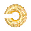 Textured C-Shaped CCB Plastic Cuff Earrings WH-WG6582D-04-1