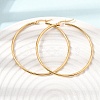 201 Stainless Steel Hoop Earrings SA-CBA4A0D-16G-F-1