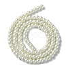 Eco-Friendly Dyed Glass Pearl Round Bead Strands X-HY-A002-4mm-RB001-3