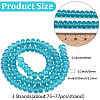 3 Strands Imitation Jade Glass Beads GLAA-PA0001-36B-04-2