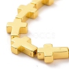 Electroplated Non-magnetic Synthetic Hematite Beads Strands G-C006-08G-3
