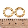 Ion Plating(IP) 316 Stainless Steel Spring Gate Rings STAS-M296-01G-A-3