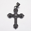 304 Stainless Steel Big Pendants STAS-K171-33B-1