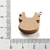 Christmas Theme Opaque Resin Pendants RESI-F054-B06-3