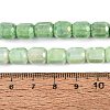 Anti-Tarnish Electroplate Glass Beads Strands EGLA-N027-03A-14-4