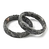 Natural Map Stone Beads Stretch Bracelets for Women Men BJEW-C097-06-10-1