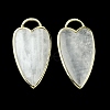 Natural White Moonstone Pendants G-O204-02J-2