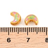 Alloy Enamel Beads ENAM-D318-01G-02-3