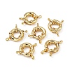 Rack Plating Brass Spring Ring Clasps KK-D399-A-G-NF-6