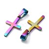 Ion Plating(IP) 304 Stainless Steel Pendants STAS-P253-09MC-2