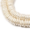 Electroplated Shell Pearl Beads Strands BSHE-B009-E01-2x7mm-3