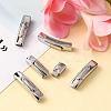 Tarnish Resistant 304 Stainless Steel Bayonet Clasps STAS-P158-01C-P-6