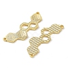 925 Sterling Silver Connector Charms STER-C003-22G-2