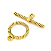 Tibetan Style Toggle Clasps TIBE-MSMC001-2M-3