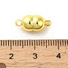 Rack Plating Brass Magnetic Clasps KK-D100-14G-3