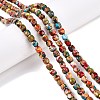 Natural Imperial Jasper Beads Strands X-G-N342-62H-4