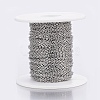 Tarnish Resistant 304 Stainless Steel Cable Chains CHS-H017-02P-20M-2