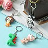 PVC Plastic Pendant Keychain KEYC-YW0001-14-6