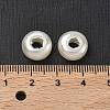 ABS Plastic Imitation Pearl Rondelle Large Hole European Beads X-MACR-S256-A41-4