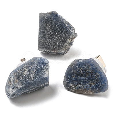 Nuggets Dyed & Heated Natural Blue Aventurine USB Night Light G-Q170-02D-1