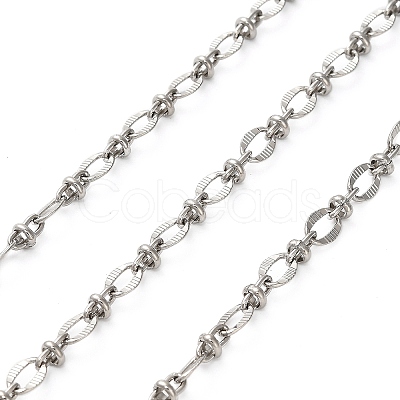 304 Stainless Steel Oval Link Chains CHS-A016-27P-A-1