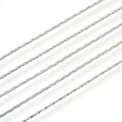 Tarnish Resistant 304 Stainless Steel Boston Link Chains CHS-L017-14P-1
