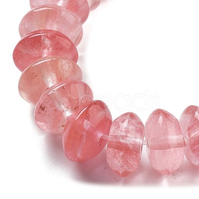 Cherry Quartz Glass Beads Strands G-P559-A12-02-1