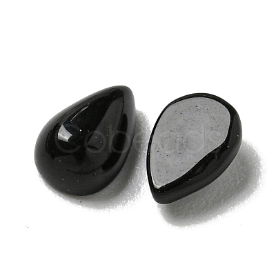 Natural Black Stone Cabochons G-Q173-02A-06-1