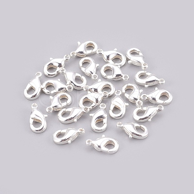 Brass Lobster Claw Clasps KK-T014-121S-1