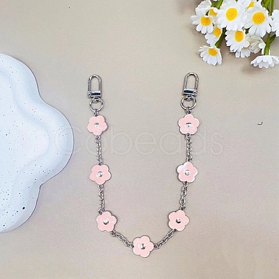 Alloy Enamel Phone Phone Hand Strap Chains PALLOY-WH0816-038D-1