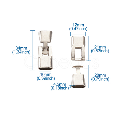 Alloy Snap Lock Clasps PALLOY-TAC0009-24P-1