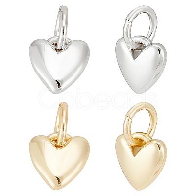 16Pcs 2 Colors Brass Pendants KK-ME0002-17-1