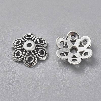 Tibetan Style Alloy Fancy Bead Caps LS-TIBEB-LF10883YKG-AS-FF-1