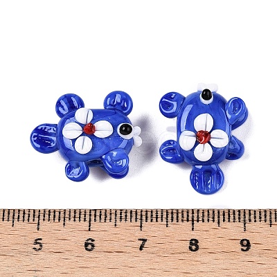 Handmade Lampwork Bumpy Beads Strands LAMP-T021-25C-1